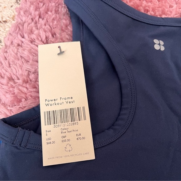 Sweaty Betty Power Frame Workout Vest
printed Blue and navy - Picture 11 of 11